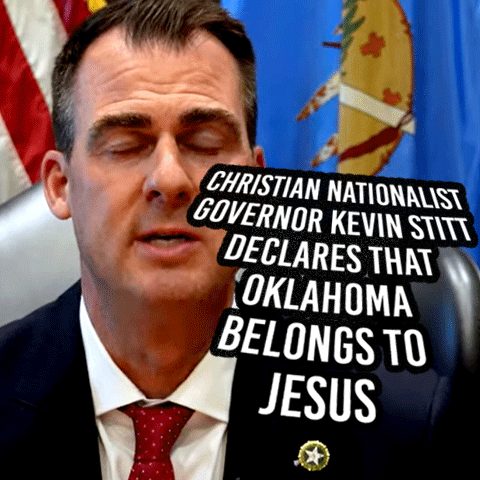 Oklahoma Kevin Stitt Christian Nationalist